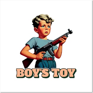 Boy's Toy Posters and Art